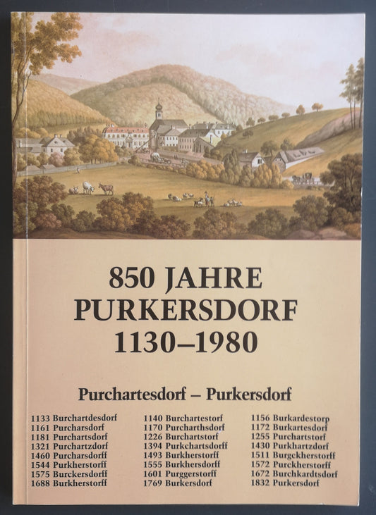 850 Jahre Purkersdorf 1130 - 1980