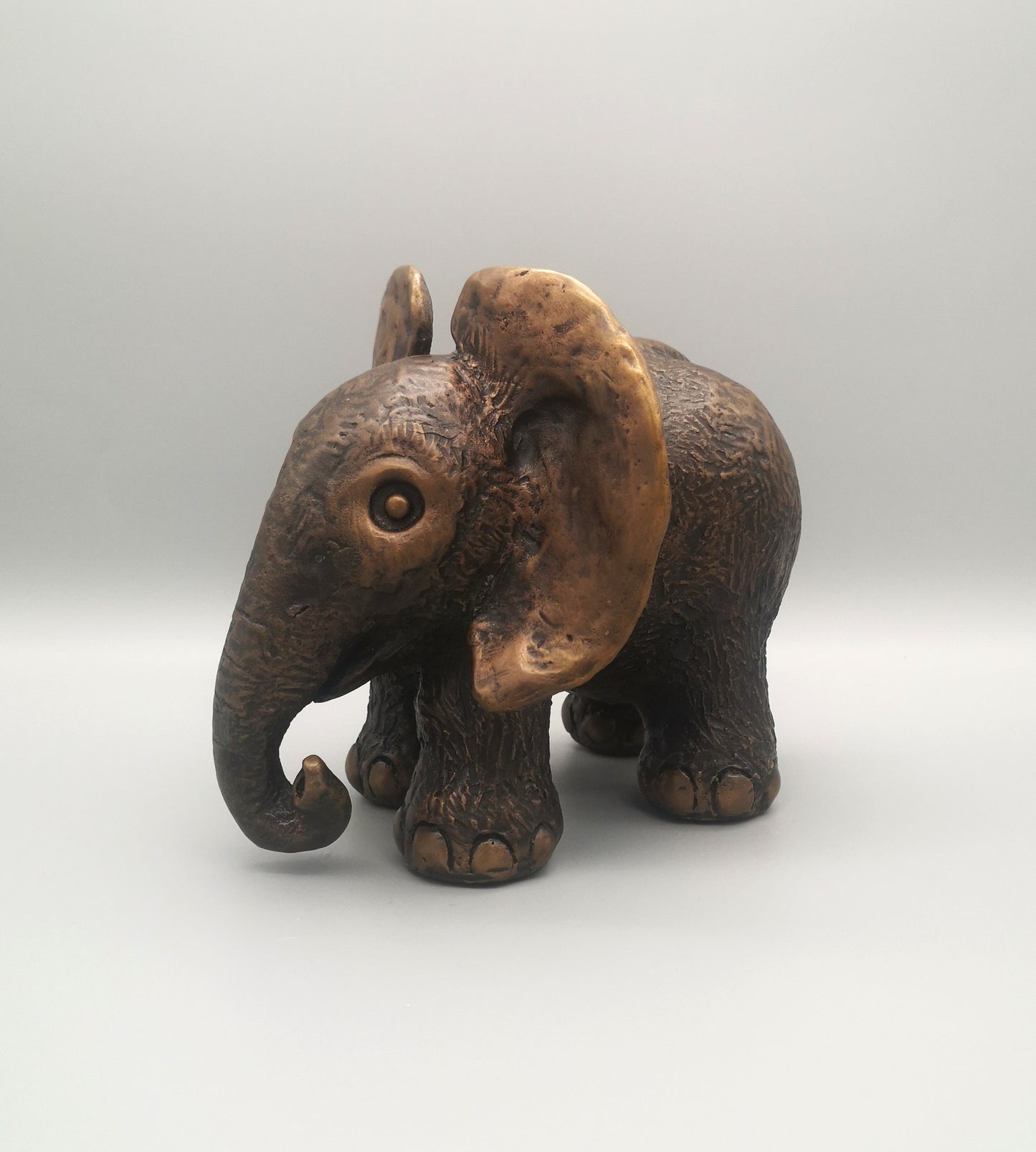 Gottfried Kumpf Bronze "Der kleine Elefant"