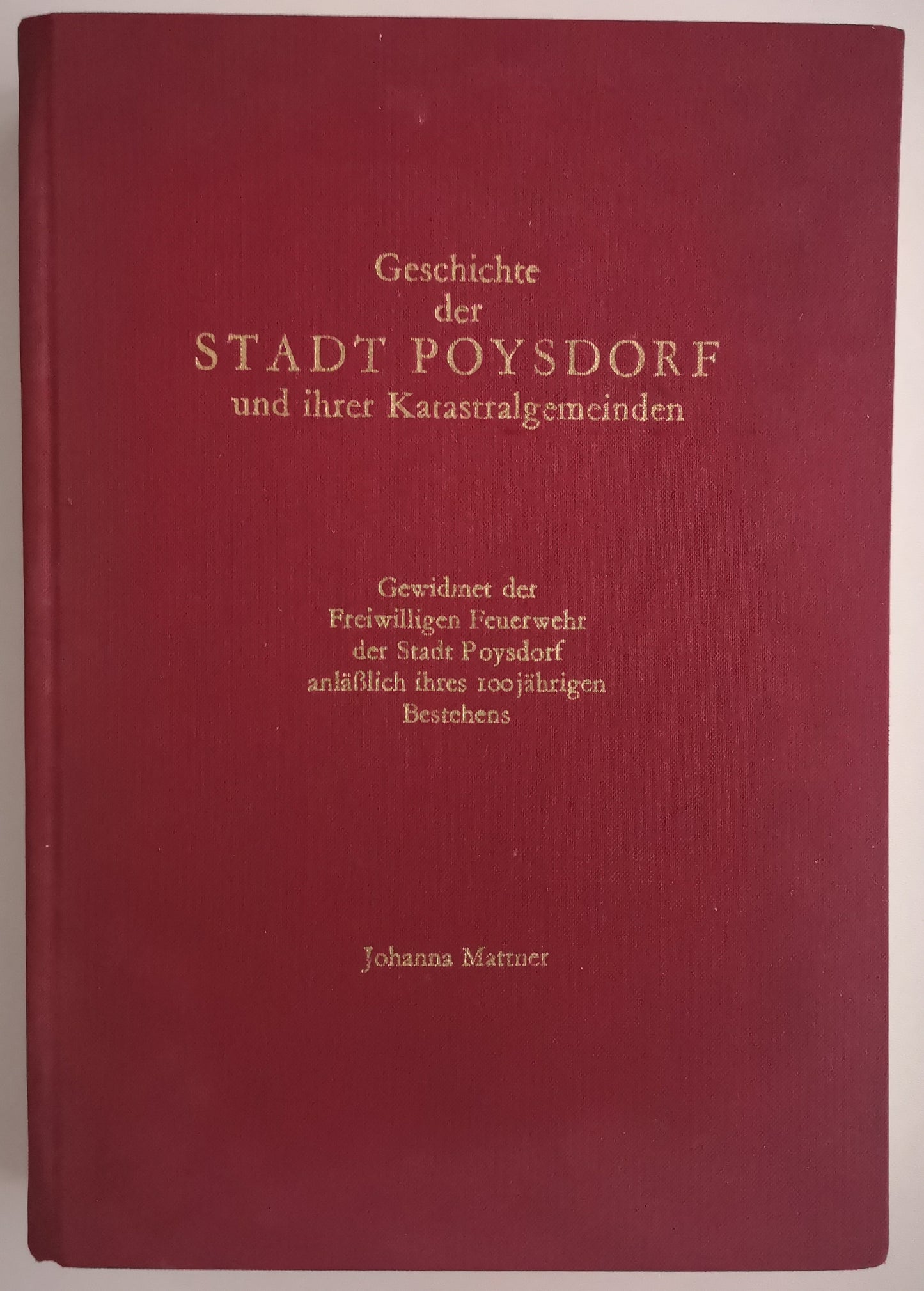 Geschichte der Stadt POYSDORF