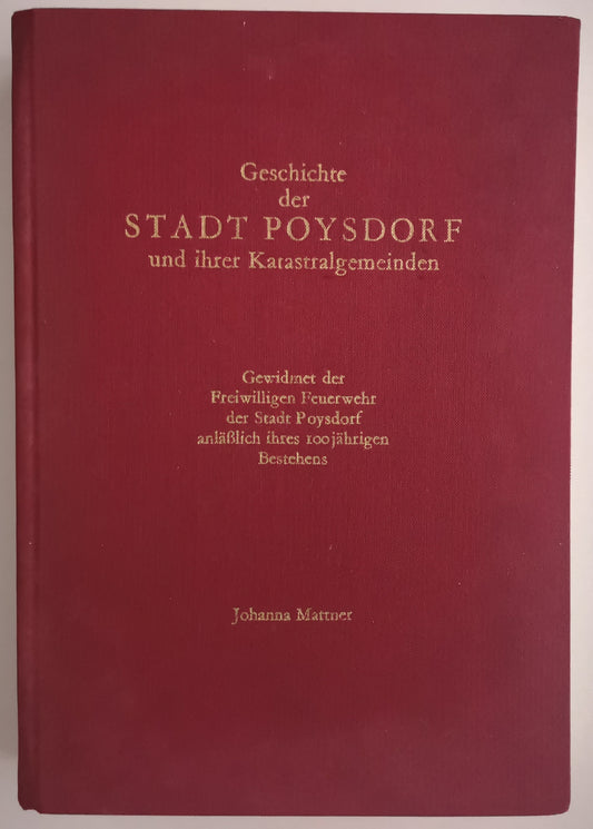 Geschichte der Stadt POYSDORF