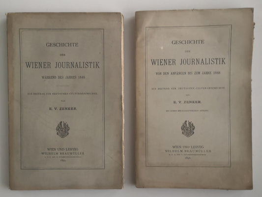 Geschichte der Wiener Journalistik - 2 Bände