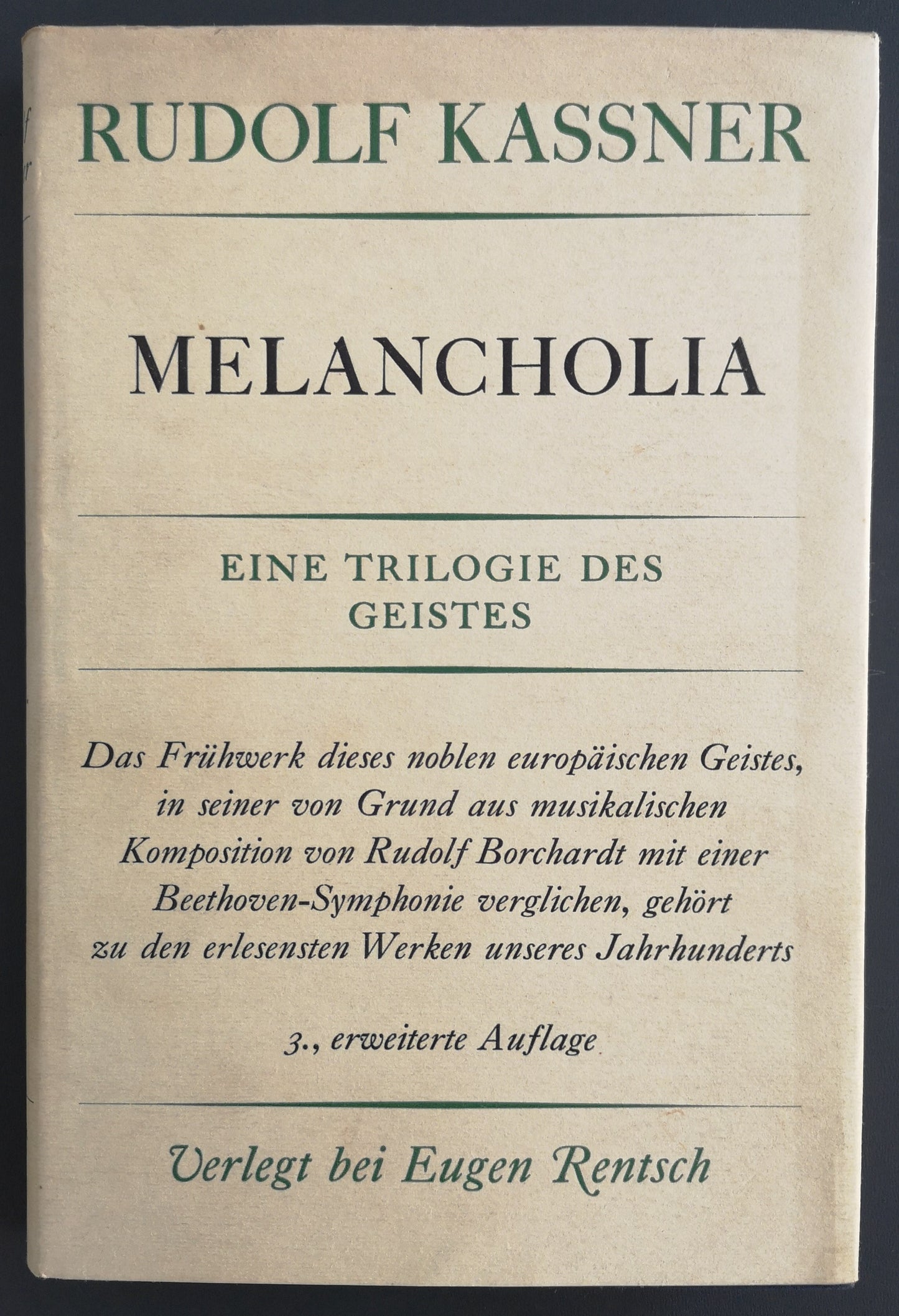 Melancholia - Eine Trilogie des Geistes