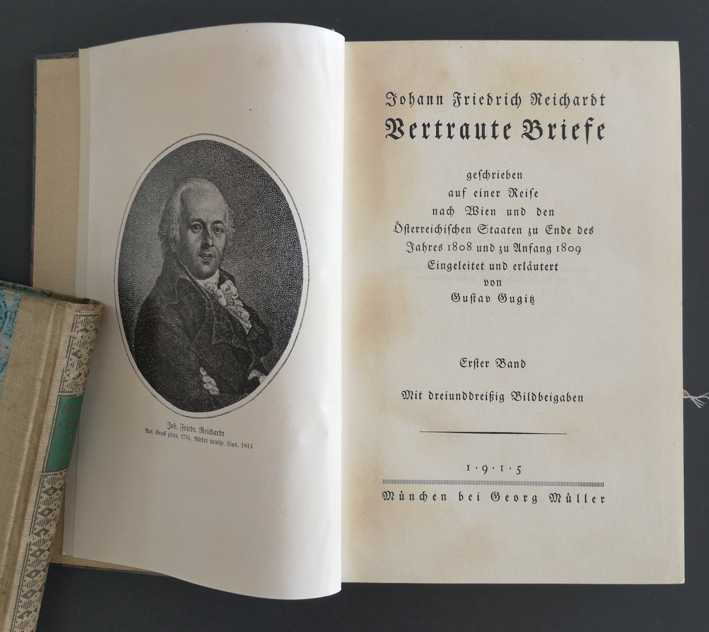 Vertraute Briefe 2 Bände - Reise nach Wien Ende 1808